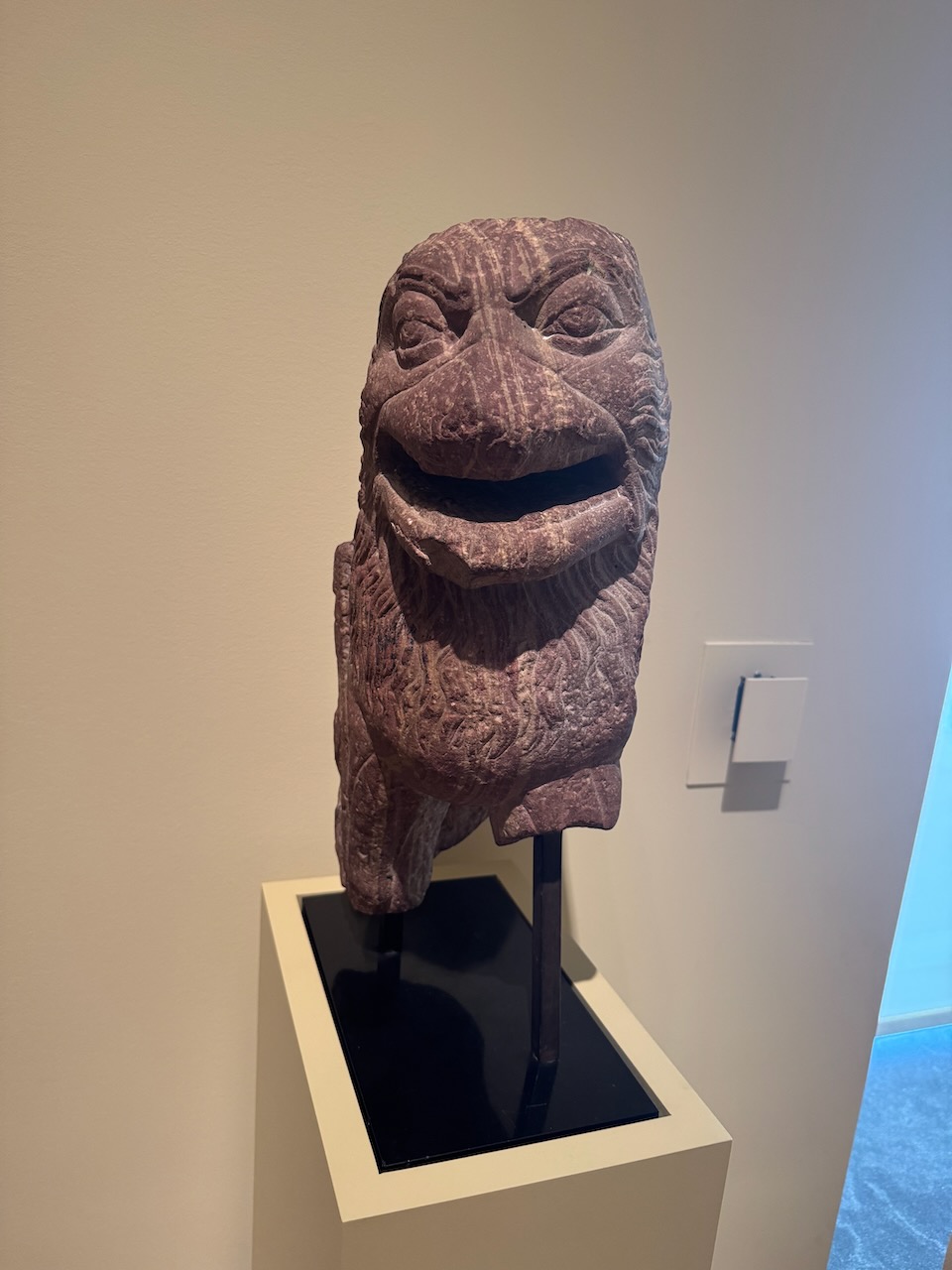 Sculpture of a lion from India