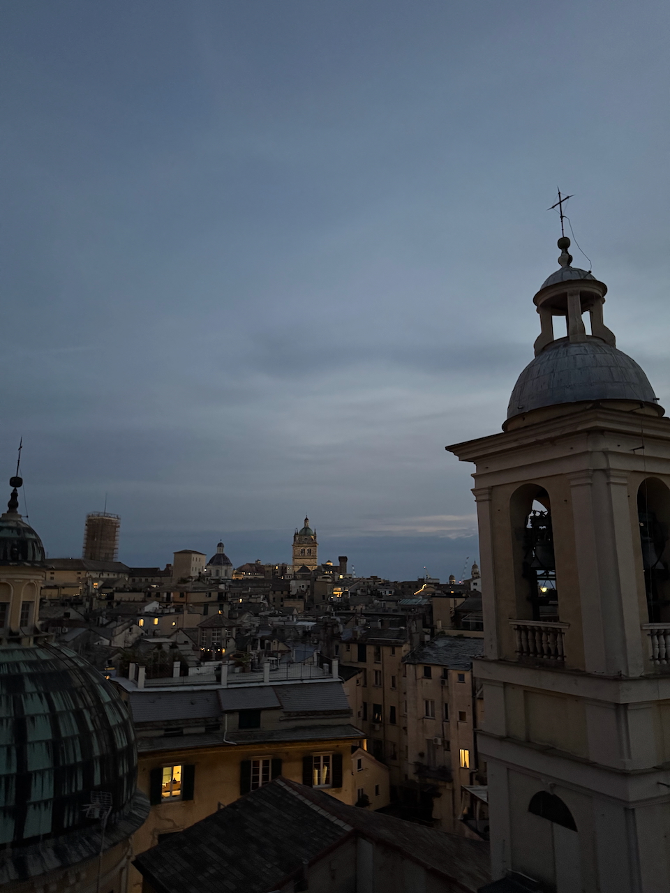 Airbnb Terrace at Night