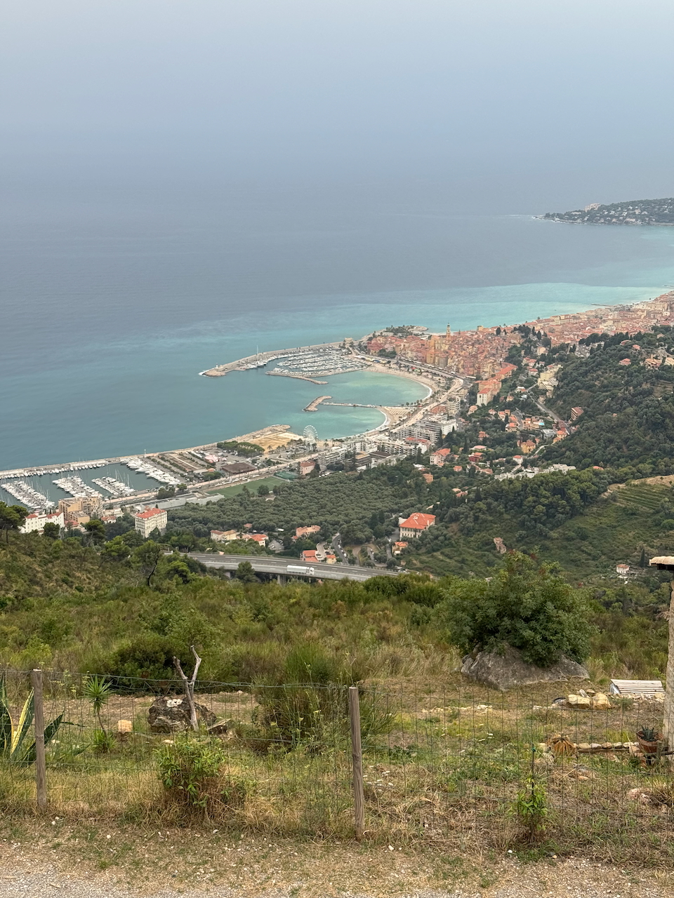 View over Menton