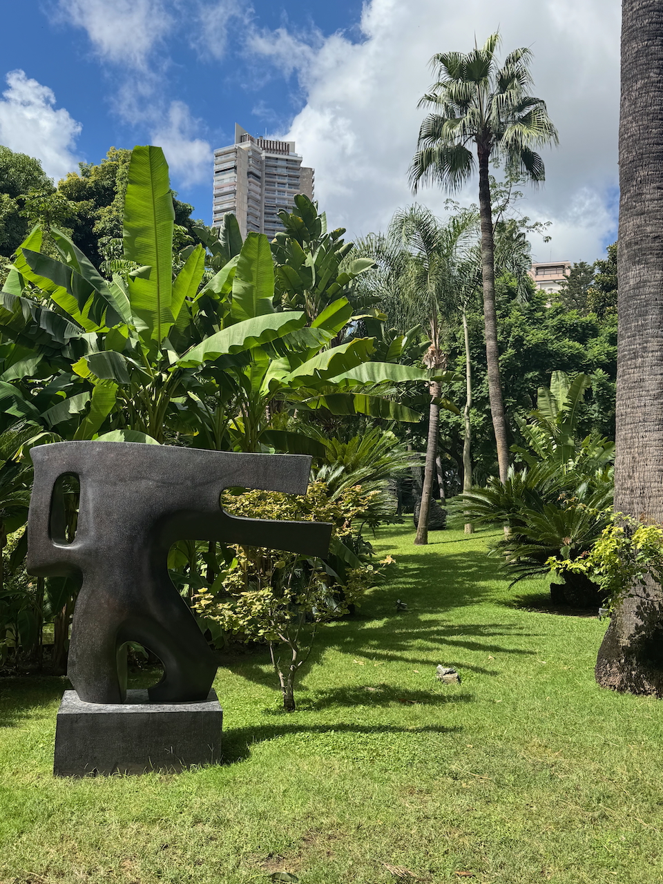 Sculpture at the garden