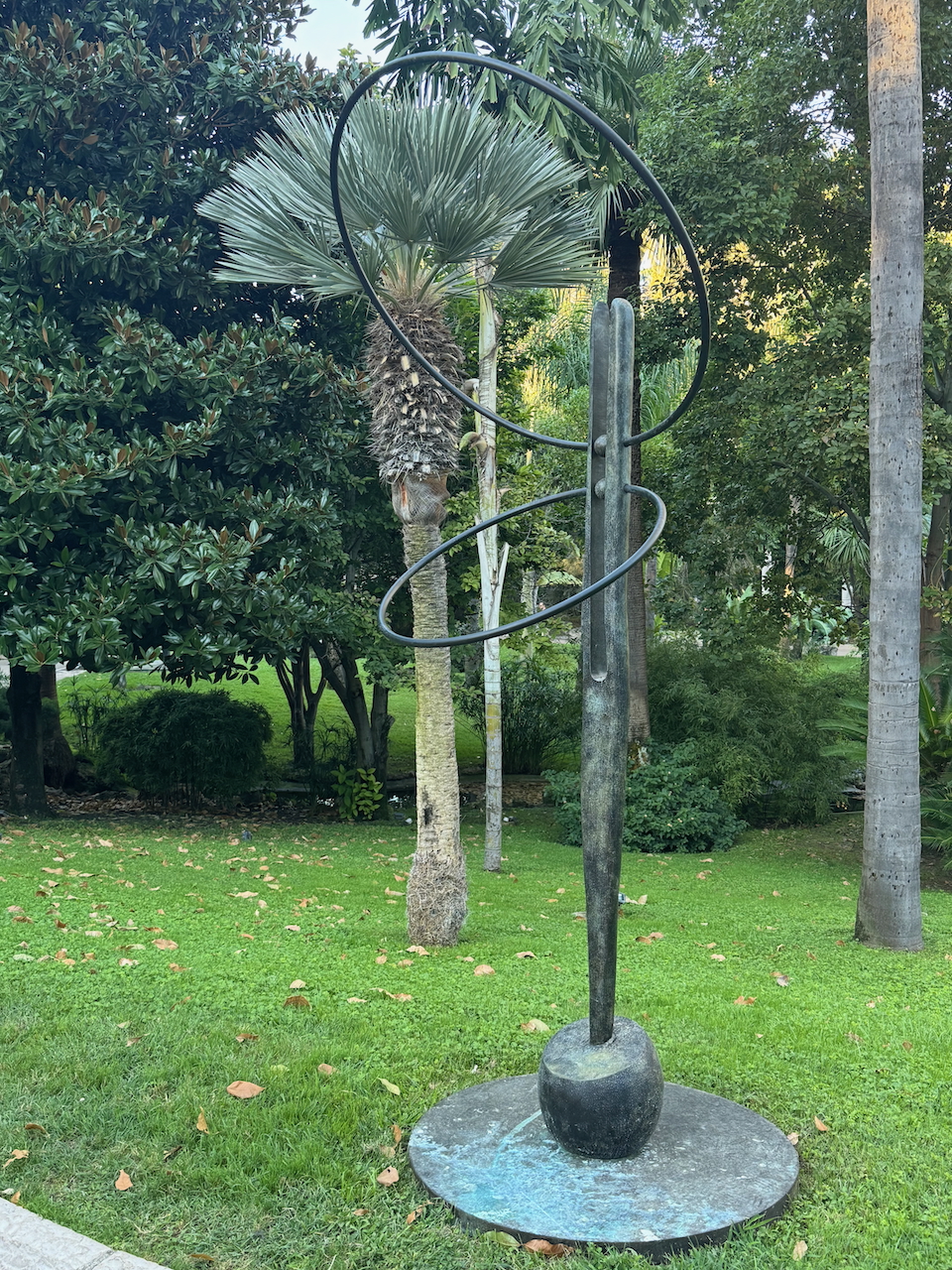 Sculpture at the garden