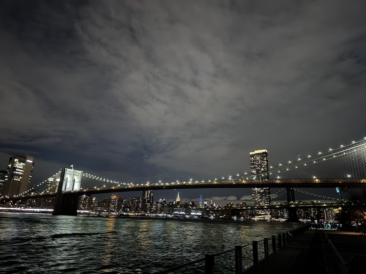 Brooklyn Bridge from the coast