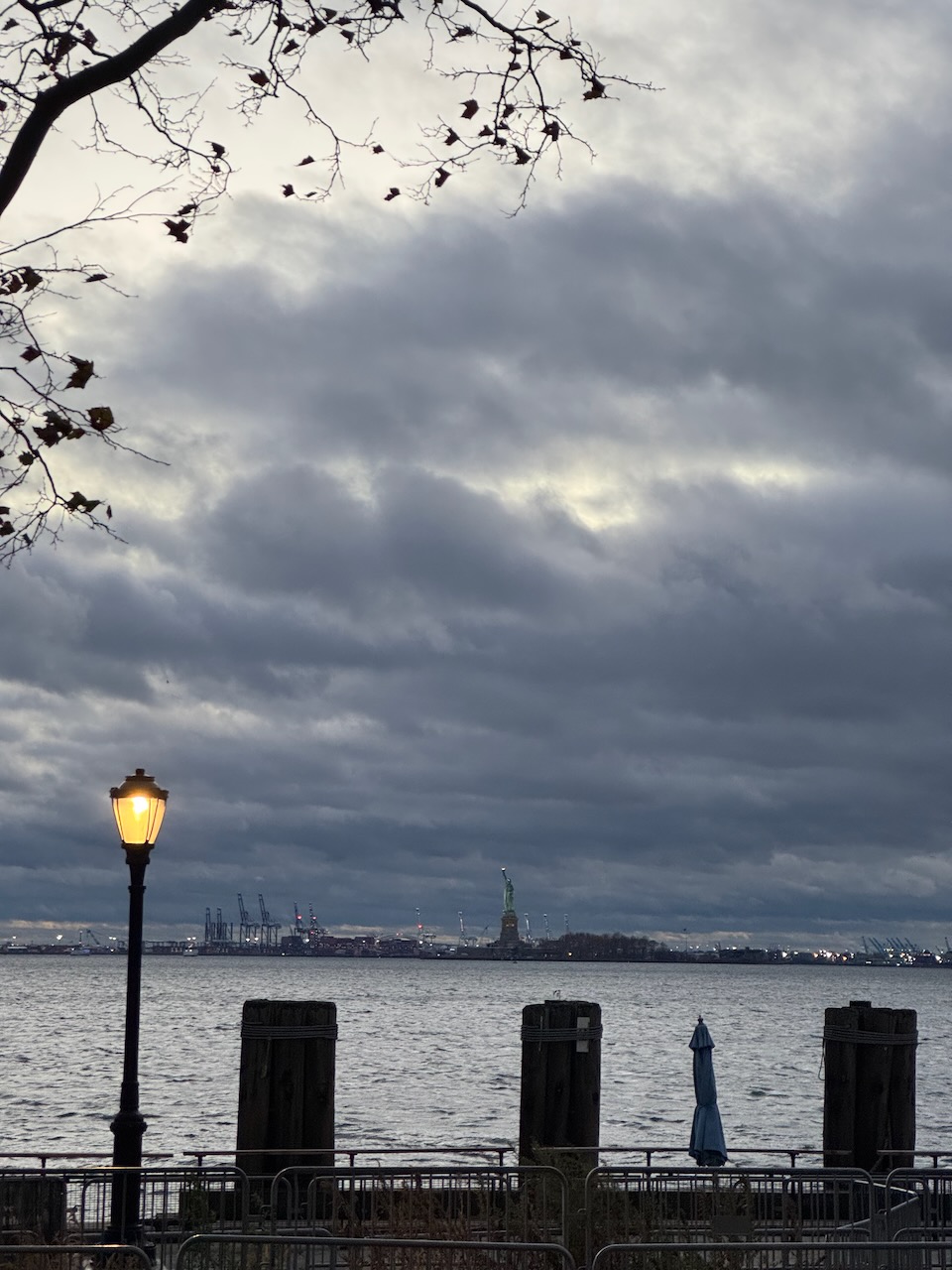 View of the Statue of Liberty