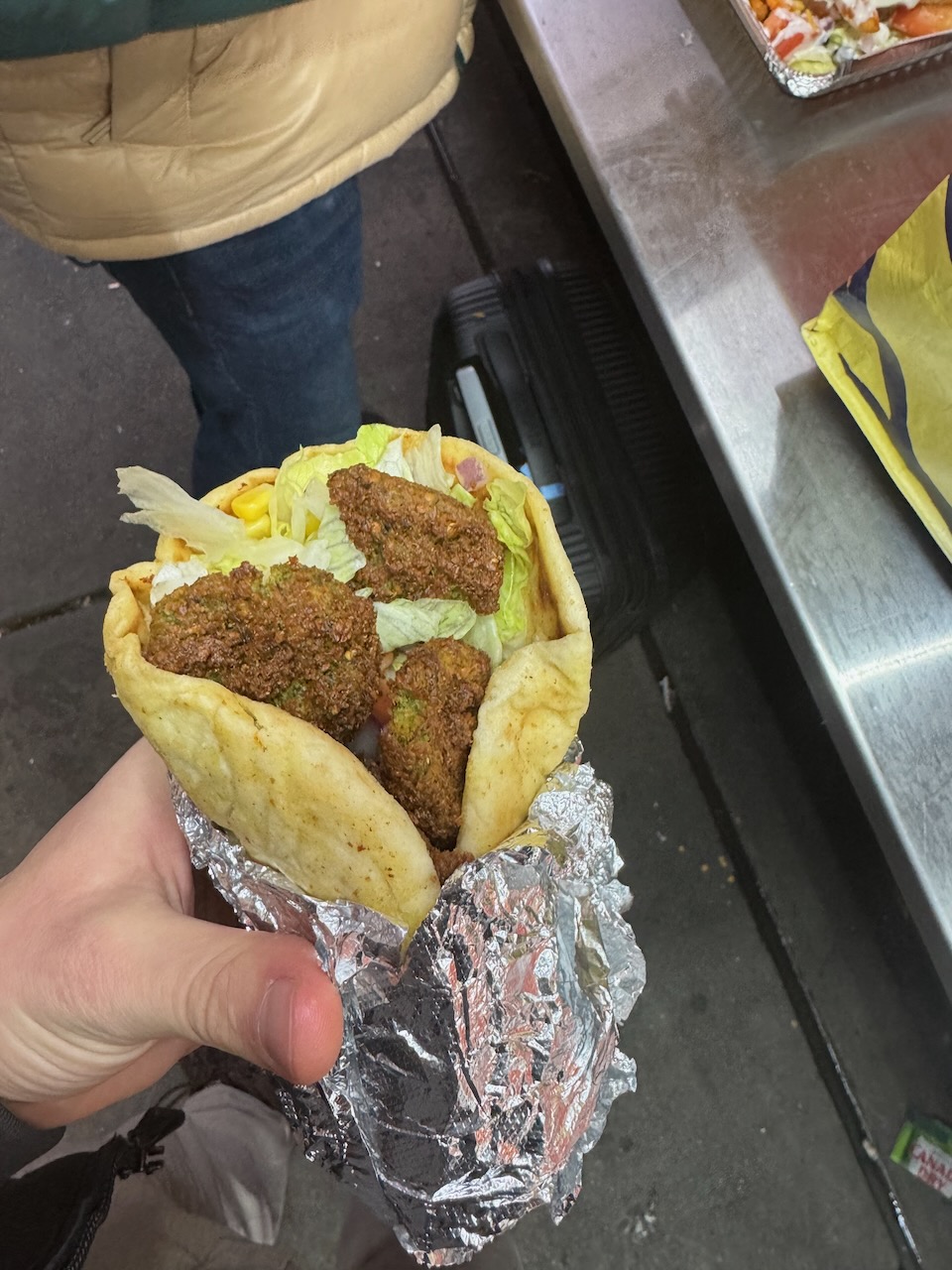 Falafel from Sharif's Famous Halal Food (Random Food Truck)