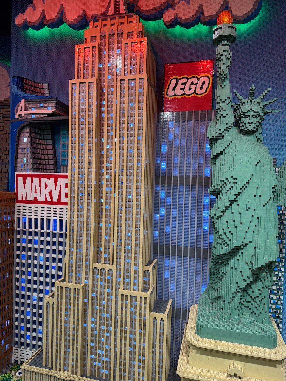 Inside the LEGO store