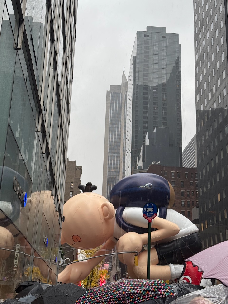 Floating balloon at Macy's parade