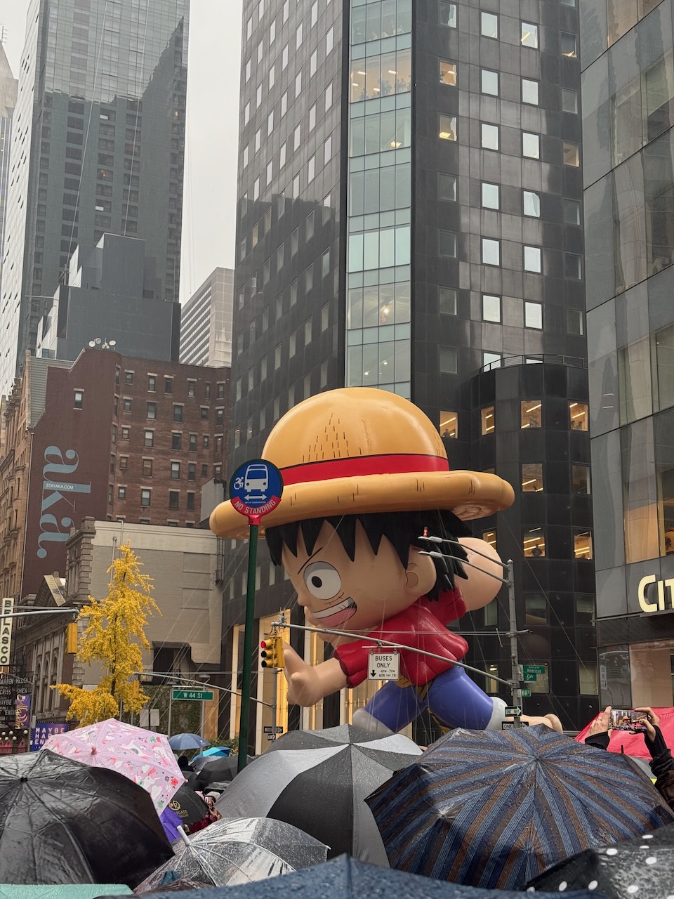 Floating balloon at Macy's parade