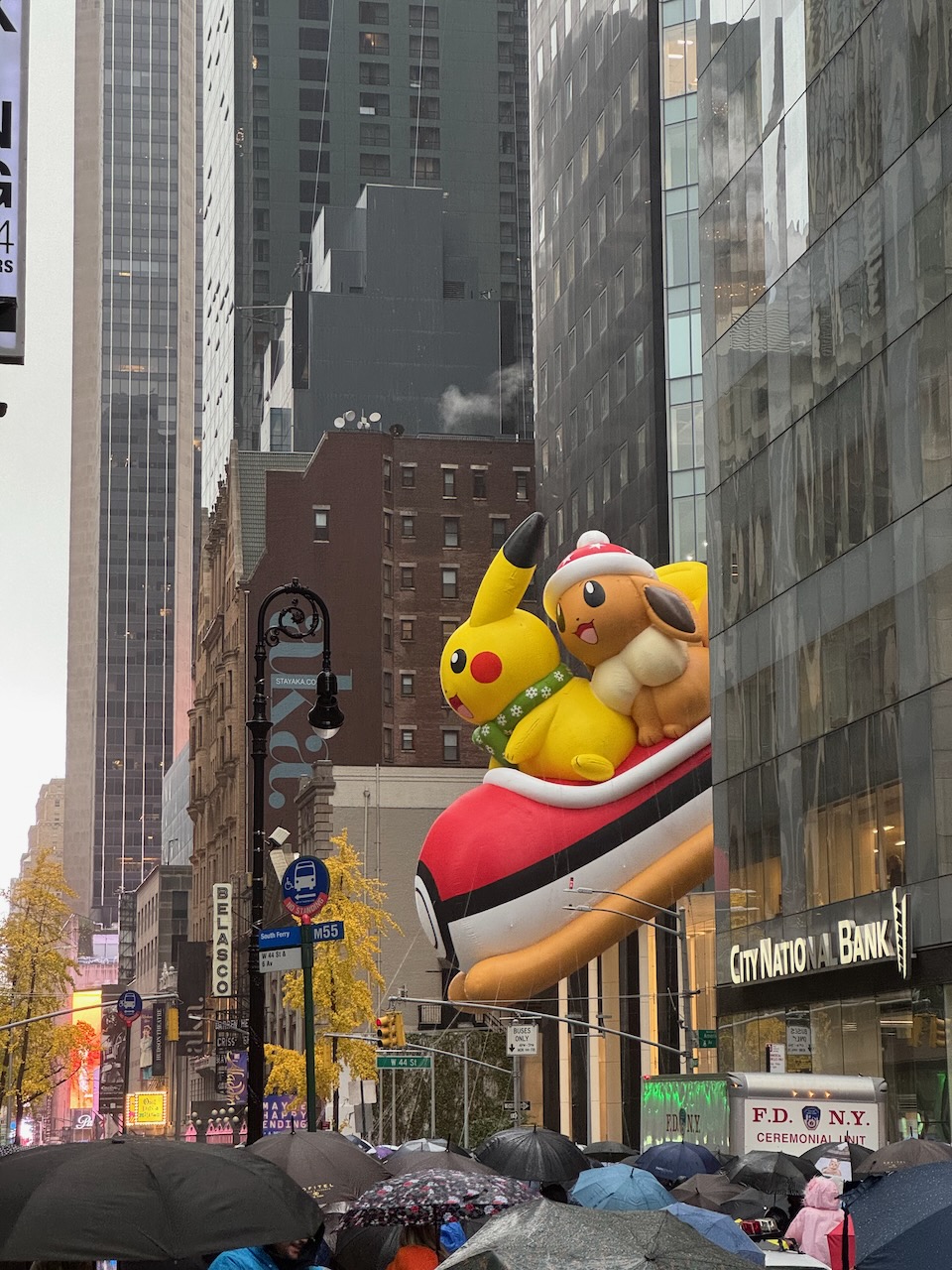 Floating balloon at Macy's parade