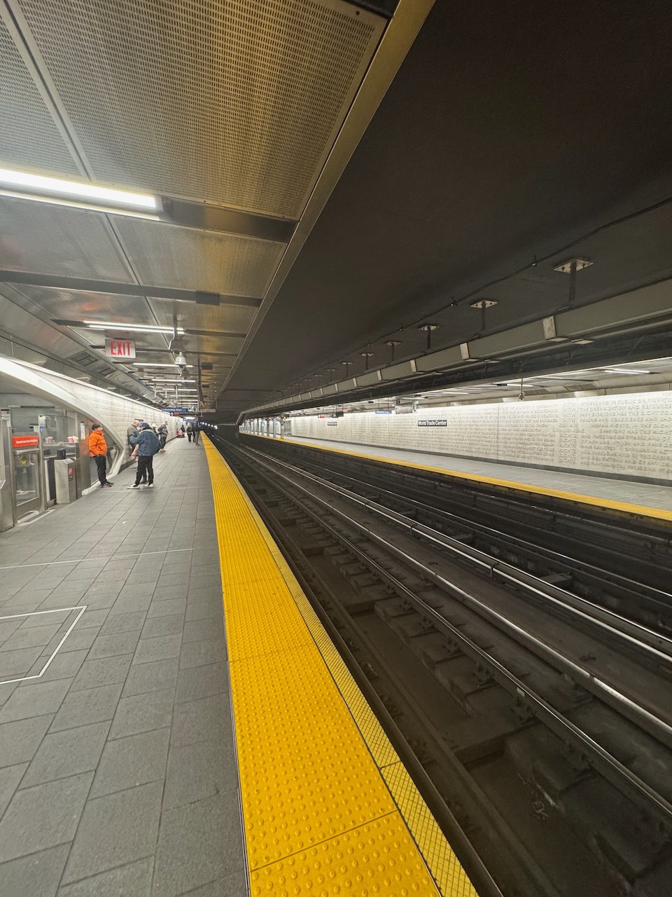 Subway station at the World Trade Center