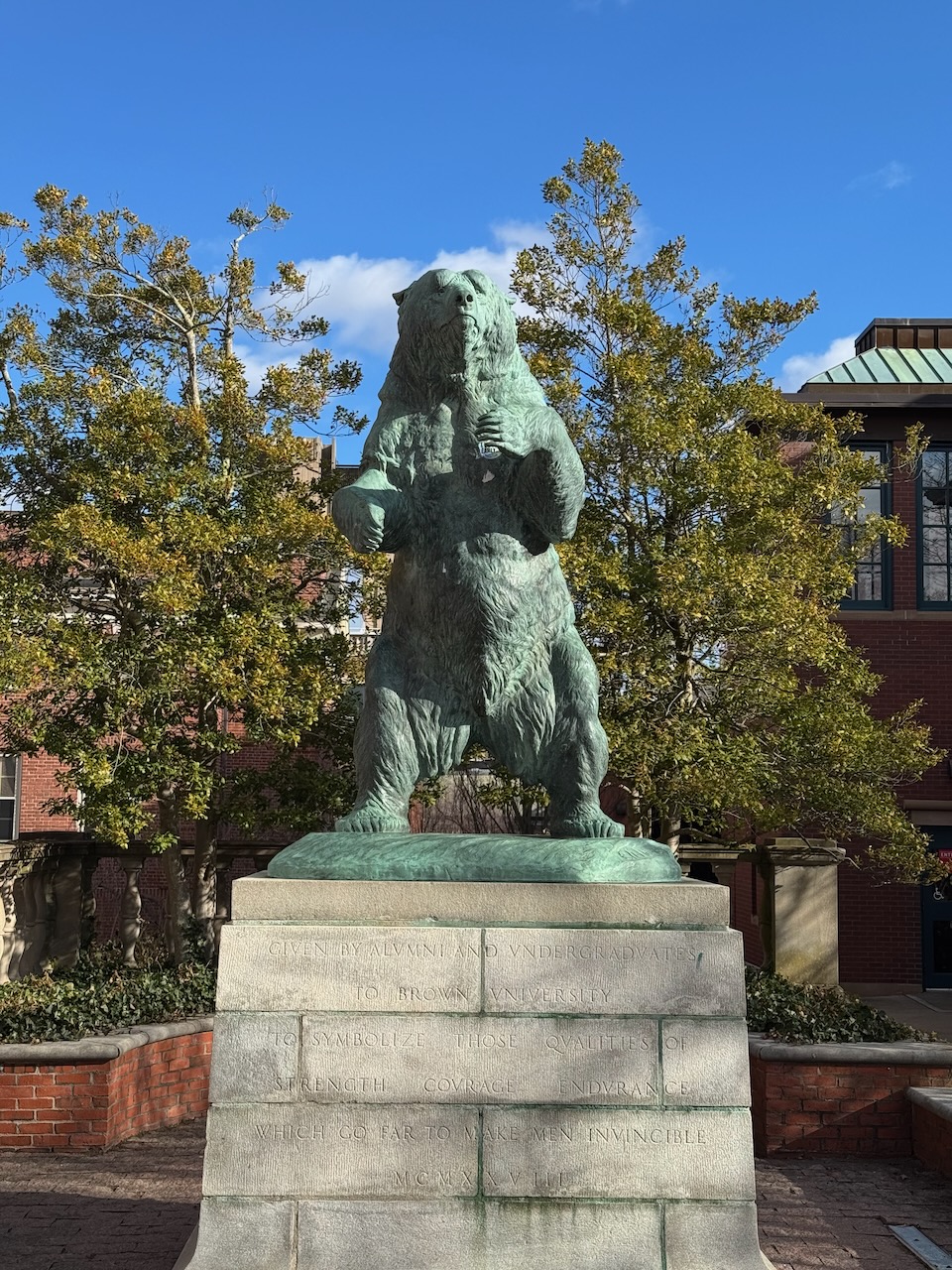 Statue at the campus