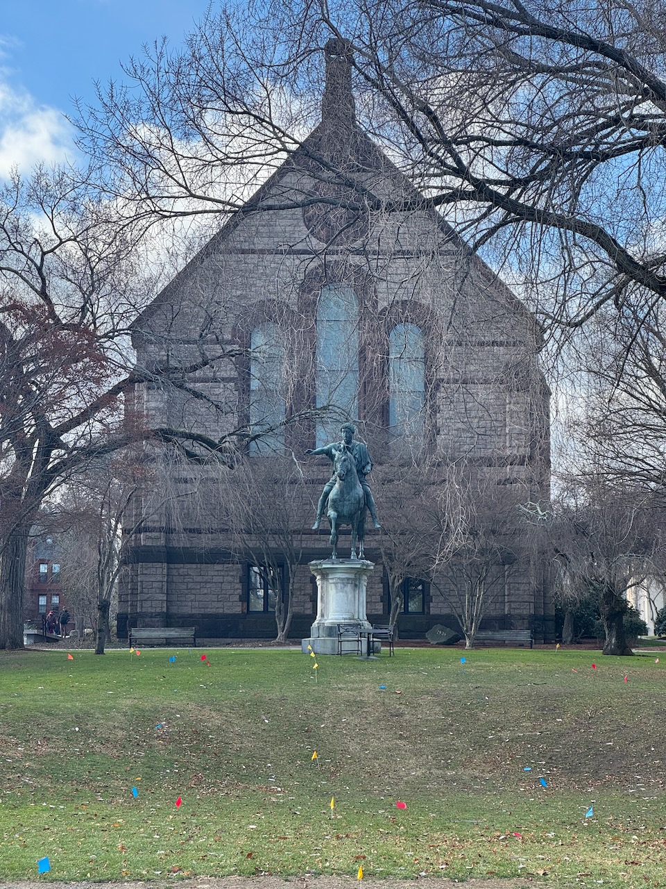 Another statue at the campus...