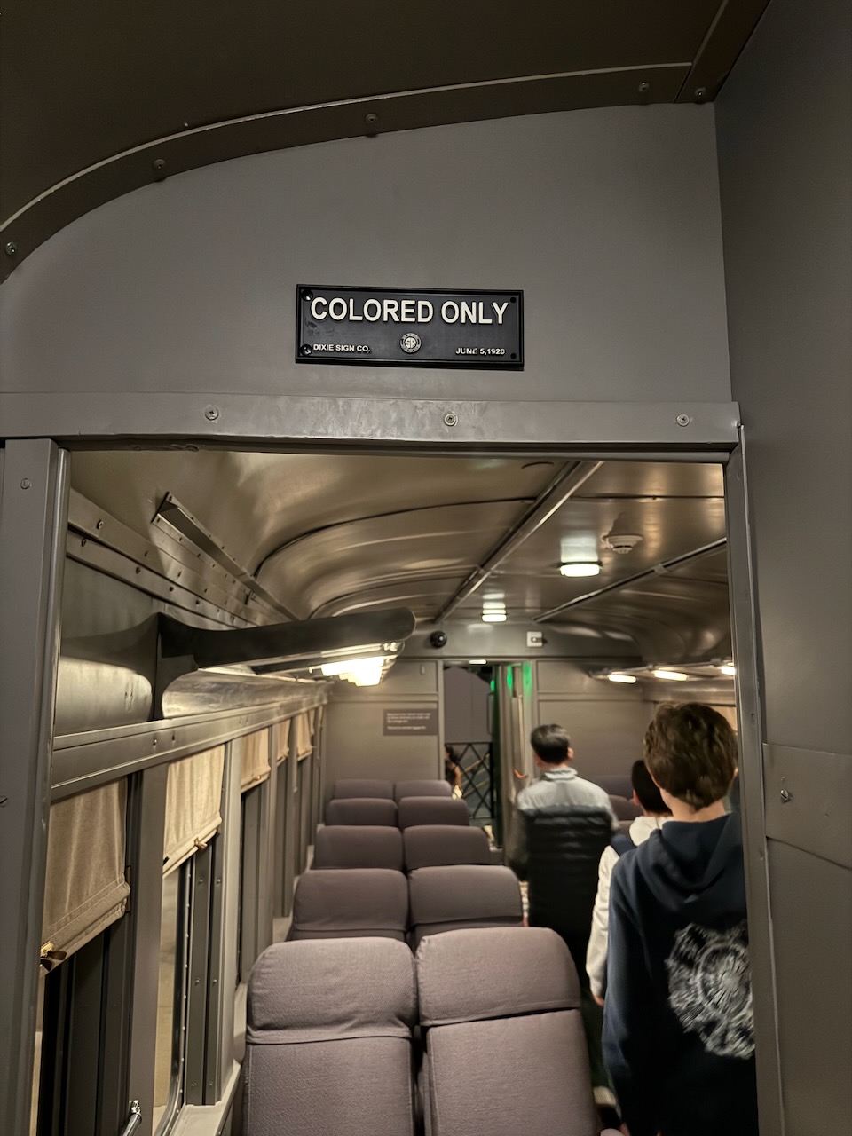 Colored Only Train