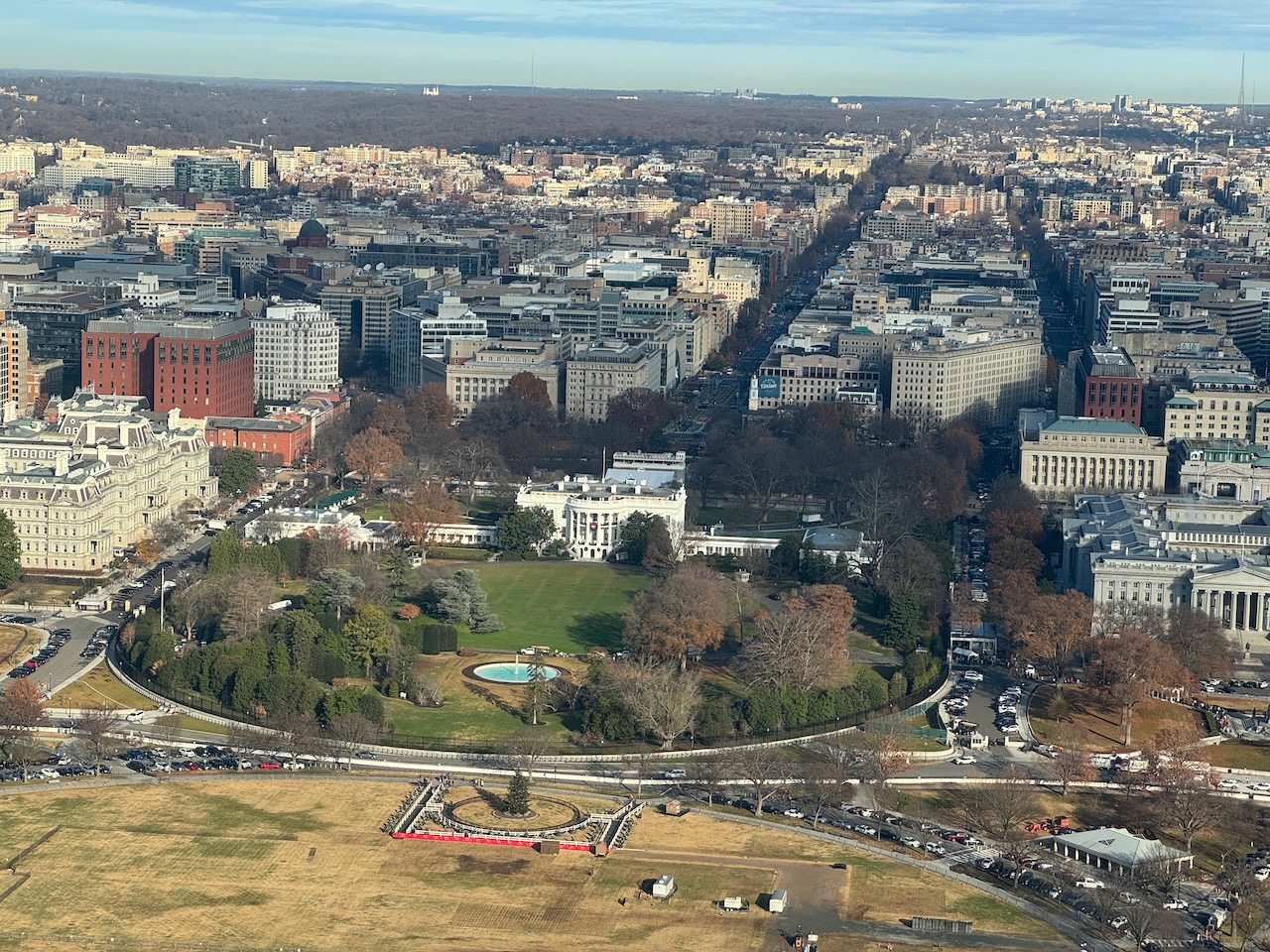 White House from Washington Memorial