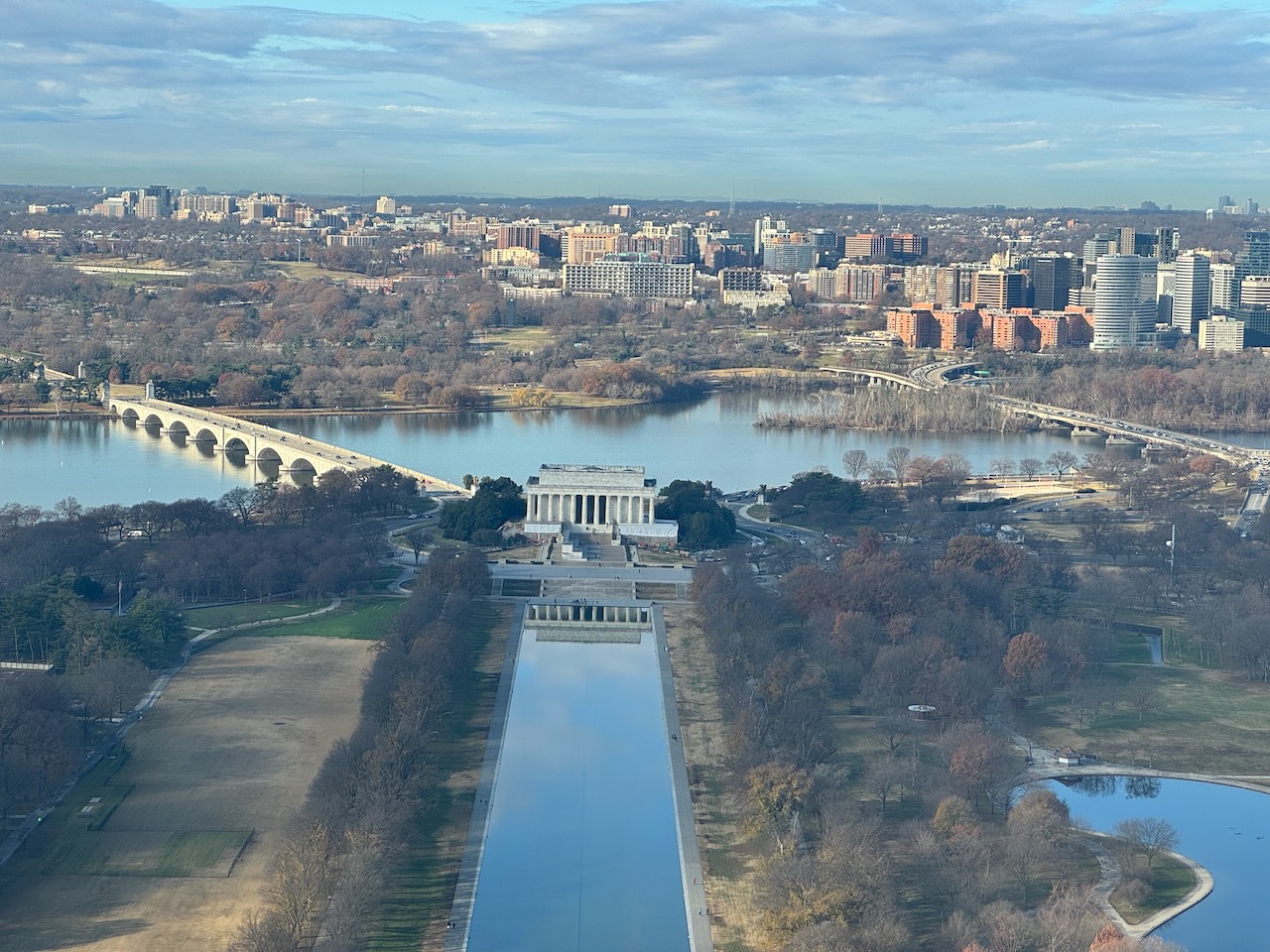 Lincoln Memorial from Washington Monument