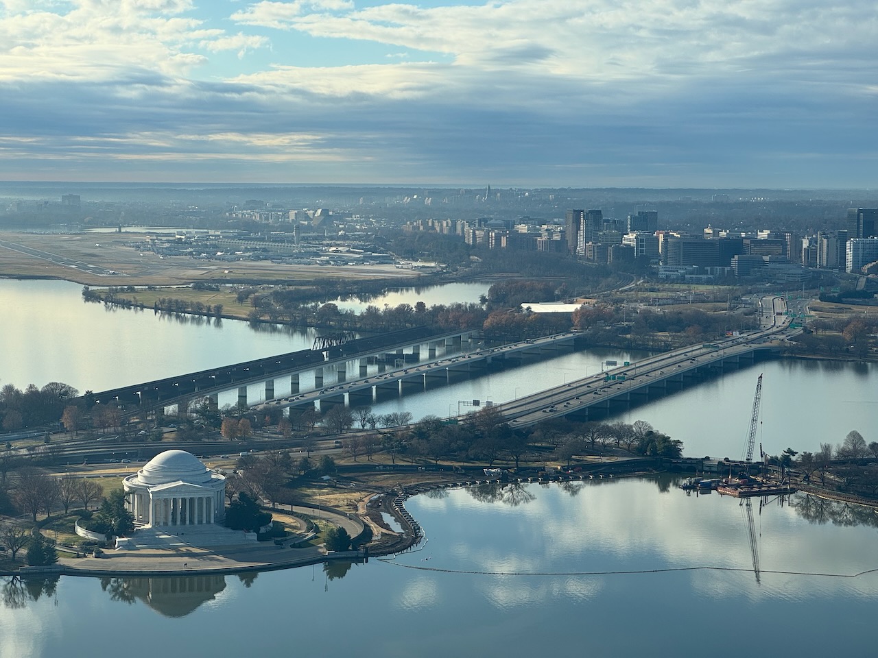 Jefferson Memorial from Washington Monument