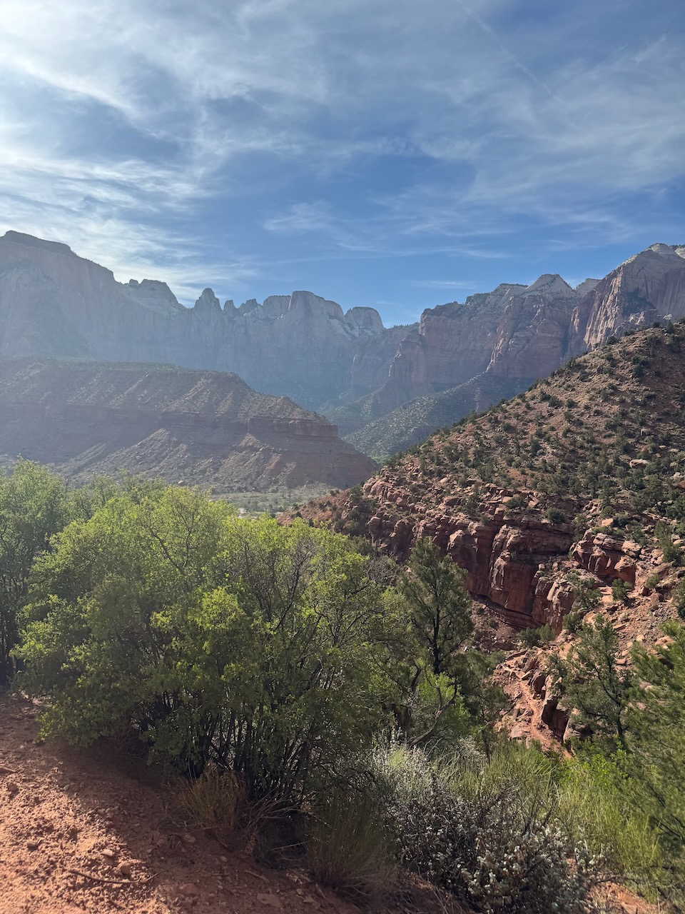 View over the canyon